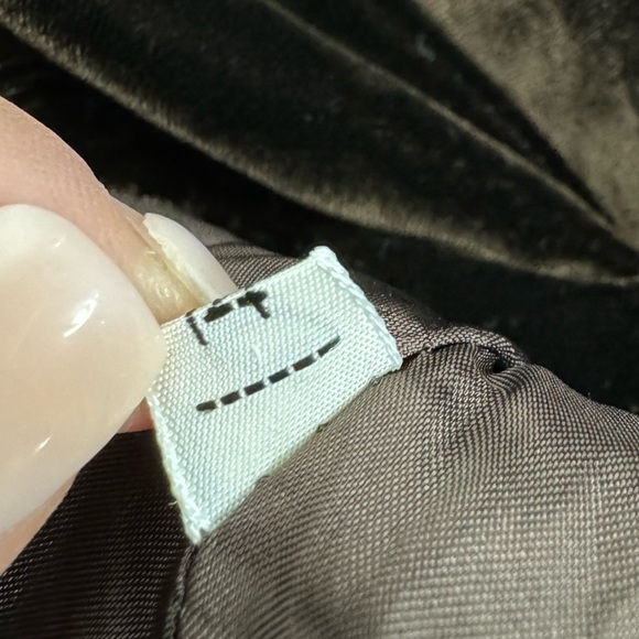 Valentino Women’s Vintage Brown Velvet Pencil Skirt - Picture 7 of 10